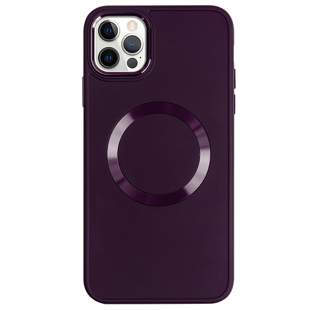 iPhone 12 Pro Max Magsafe Matte Dark Purple – Casen Store