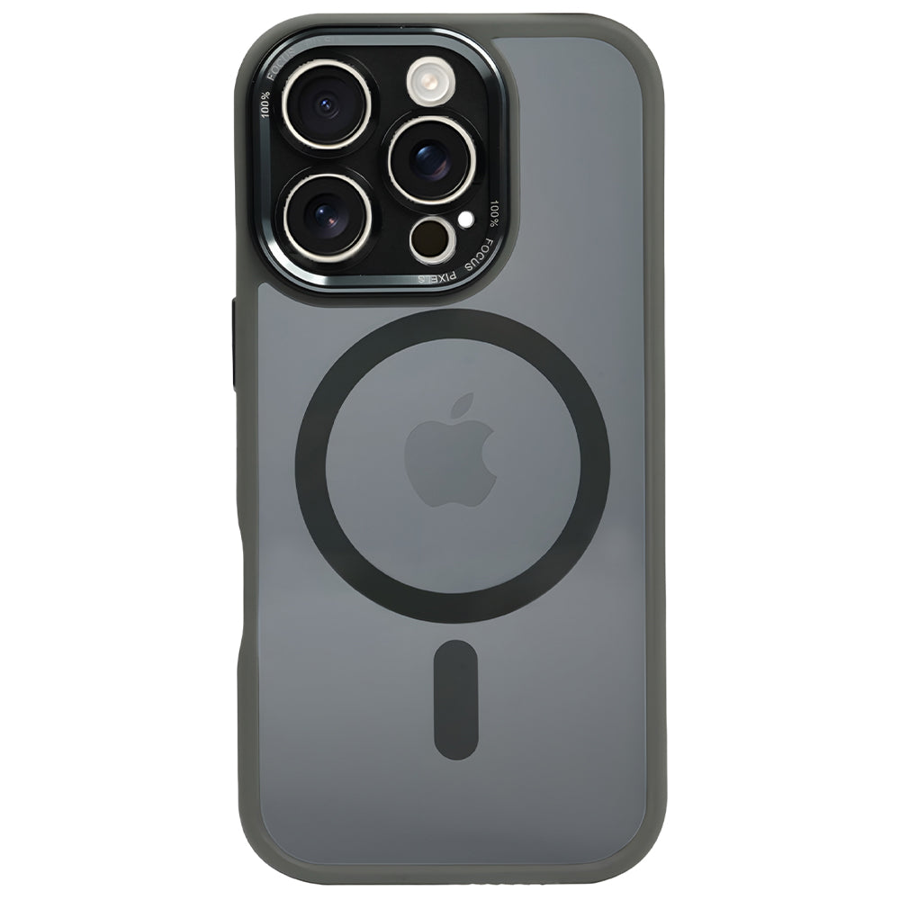iPhone 15 Pro Kamera Korumalı Focus Siyah Magsafe