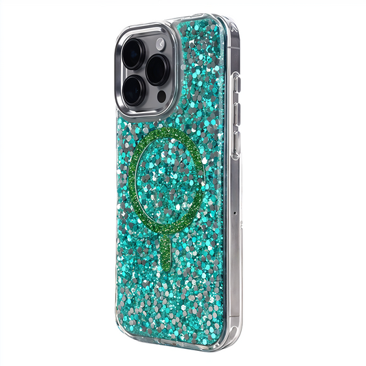 iPhone 16 Pro Max Simli Dolgulu Magsafe Telefon Kılıfı