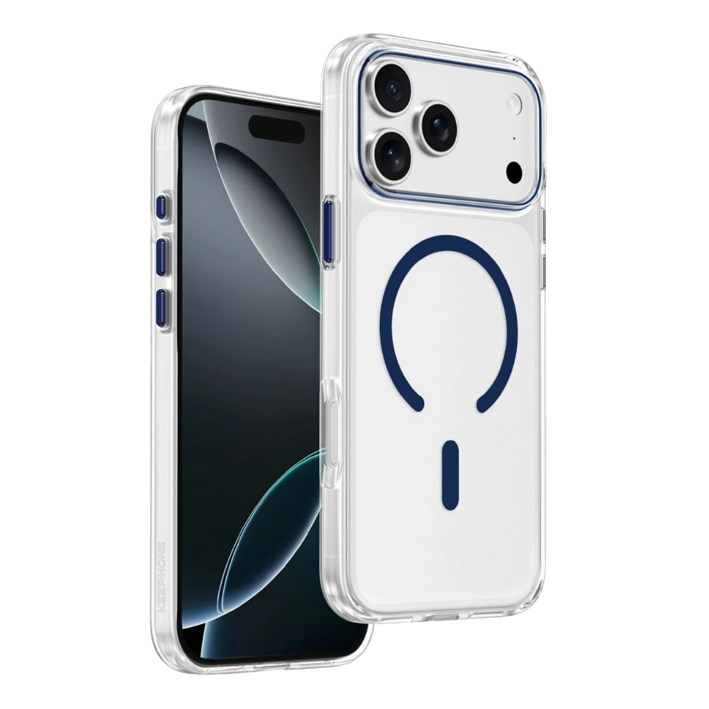 iiPhone 17 Pro Max Aurora Şeffaf Magsafe Telefon Kılıfı