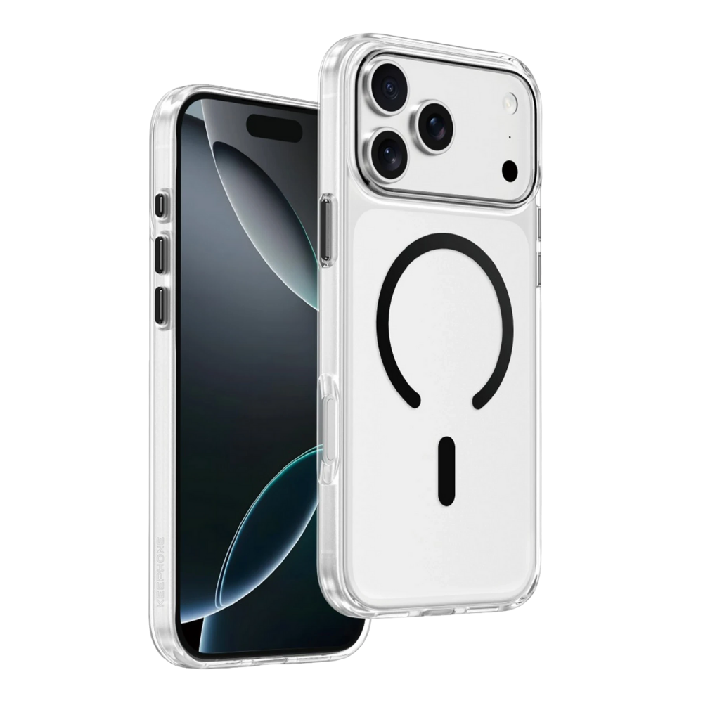 iiPhone 17 Pro Max Aurora Şeffaf Magsafe Telefon Kılıfı