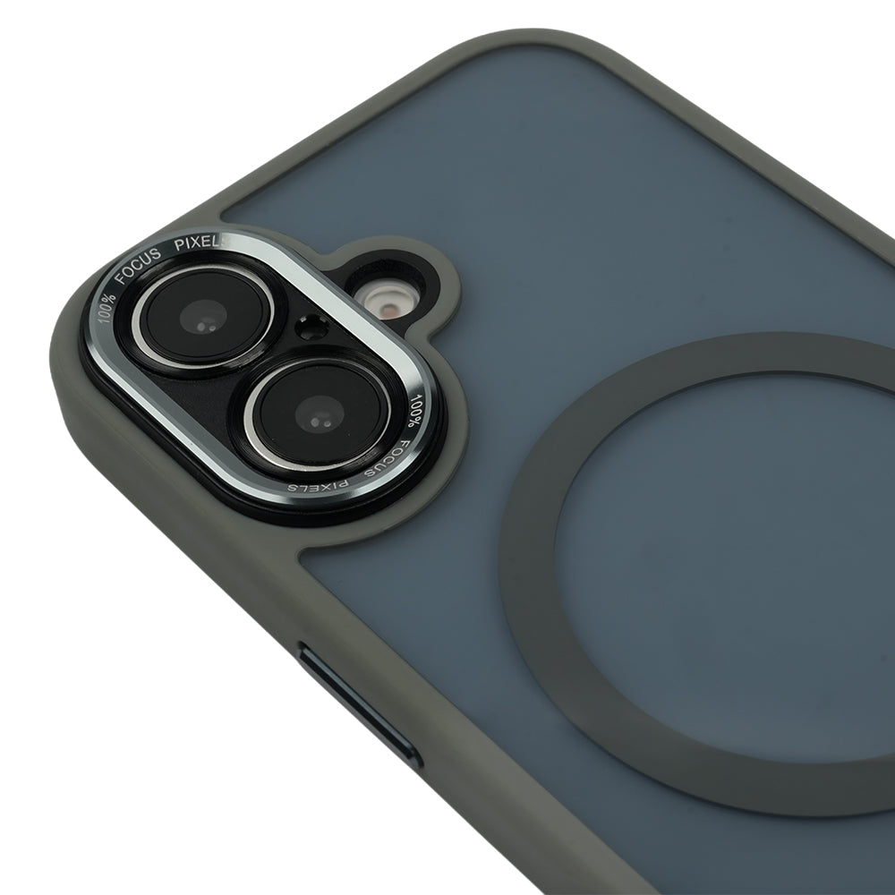 iPhone 16 Plus Kamera Korumalı Focus Siyah Magsafe