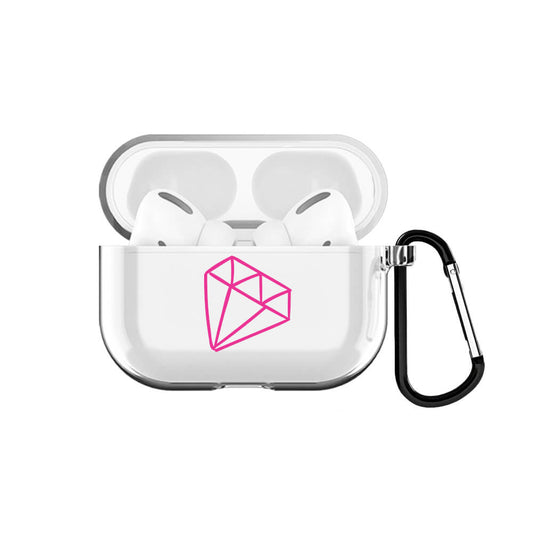 Lovely Diamond AirPods Pro Şeffaf Kılıf