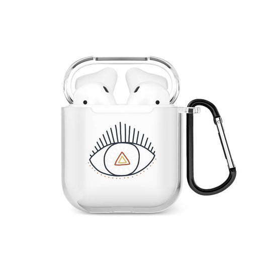 Mysterious Eye AirPods Şeffaf Kılıf