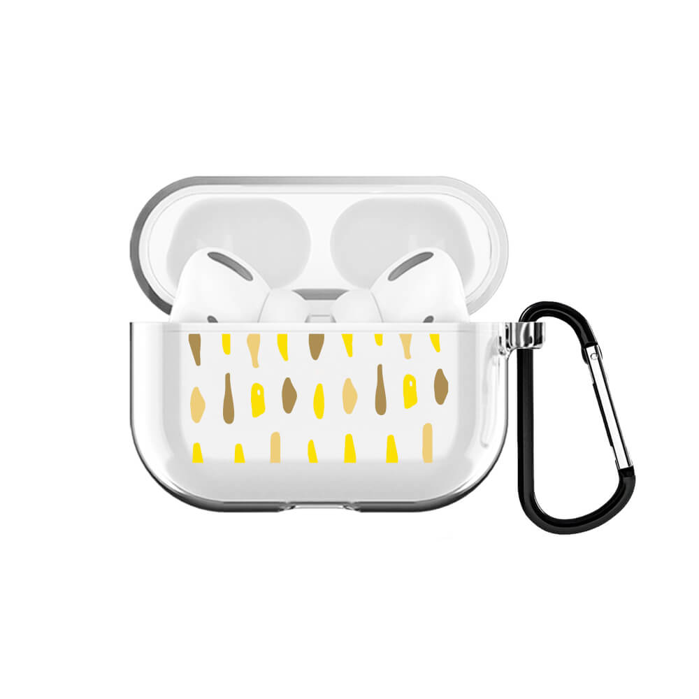 Make It Rain Gold AirPods Pro Şeffaf Kılıf