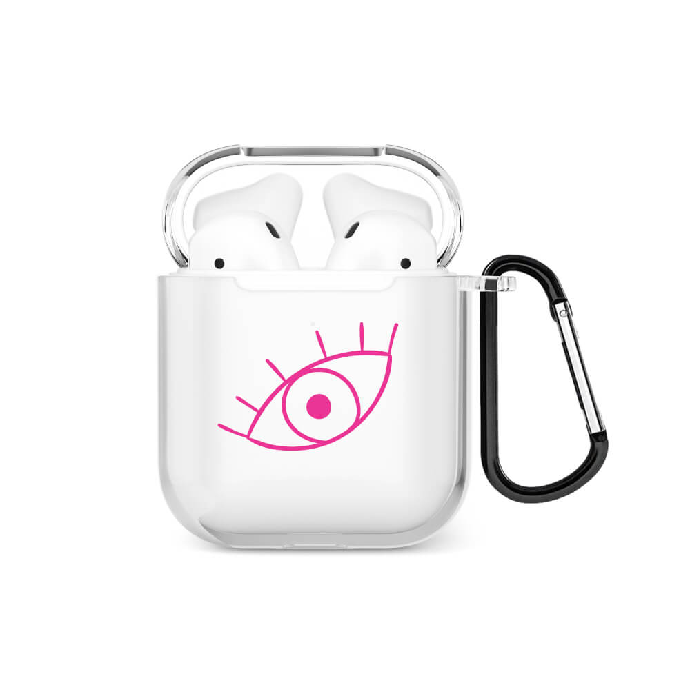 Lovely Eye AirPods Şeffaf Kılıf