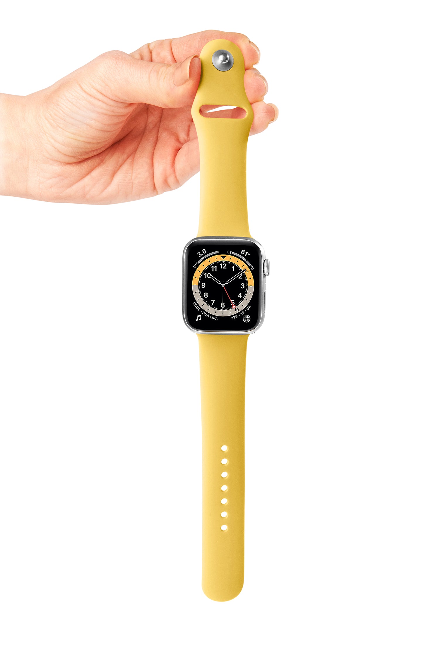 Apple Watch Silicone Yellow Saat Kordonu