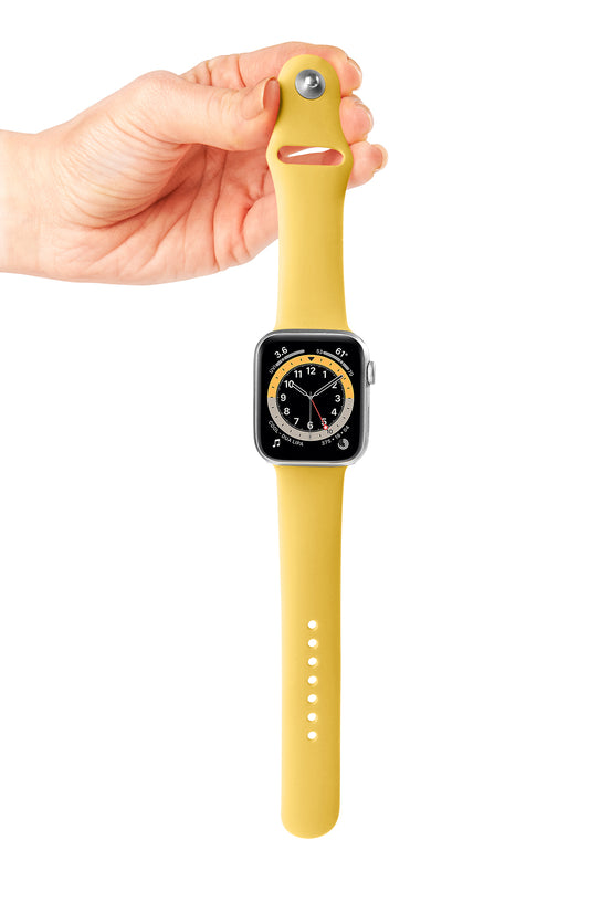 Apple Watch Silicone Yellow Saat Kordonu