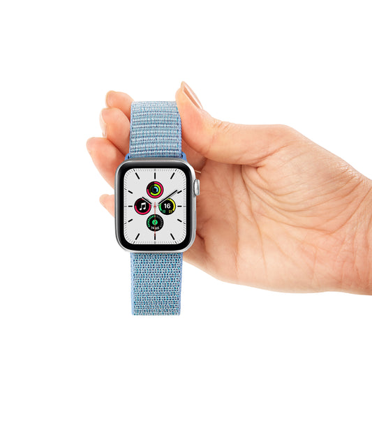 Apple Watch Sport Loop Tahoe Blue Kordon