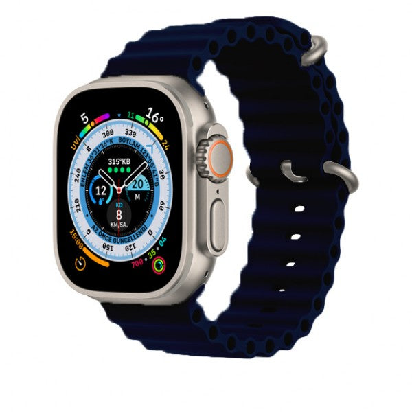 Apple Watch Ocean Silicone Navy Blue Saat Kordonu