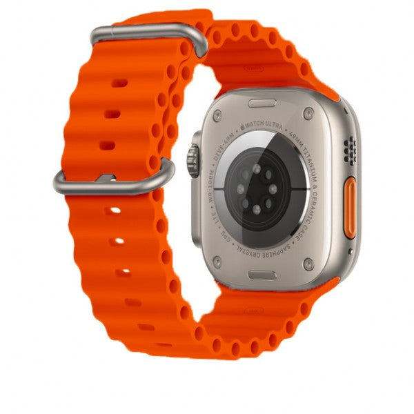 Apple Watch Ocean Silicone Orange Saat Kordonu