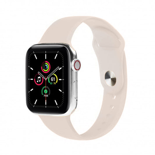 Apple Watch Silicone Starlight Saat Kordonu