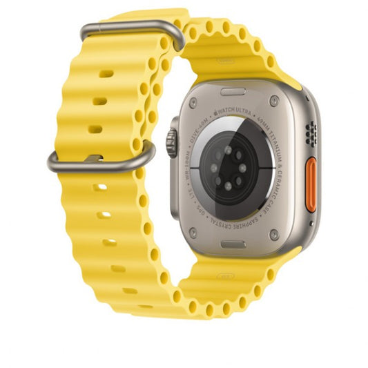 Apple Watch Ocean Silicone Yellow Saat Kordonu
