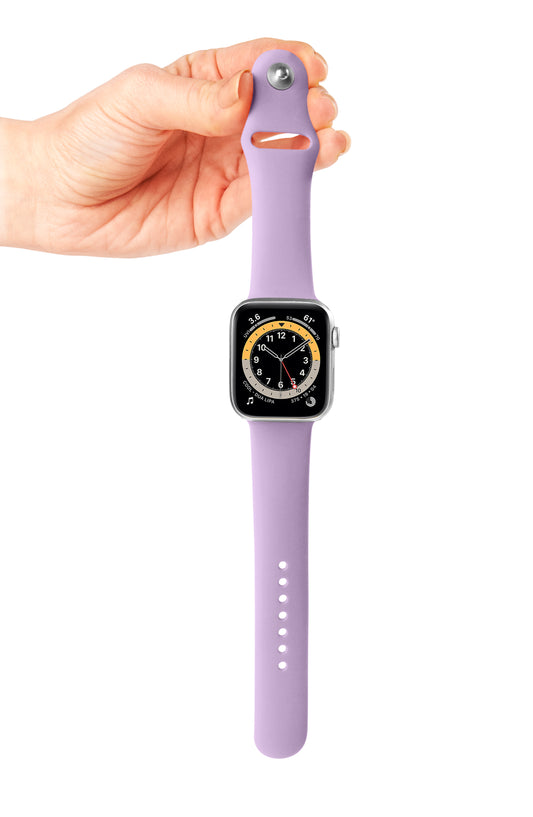 Apple Watch Silicone Light Lilac Saat Kordonu