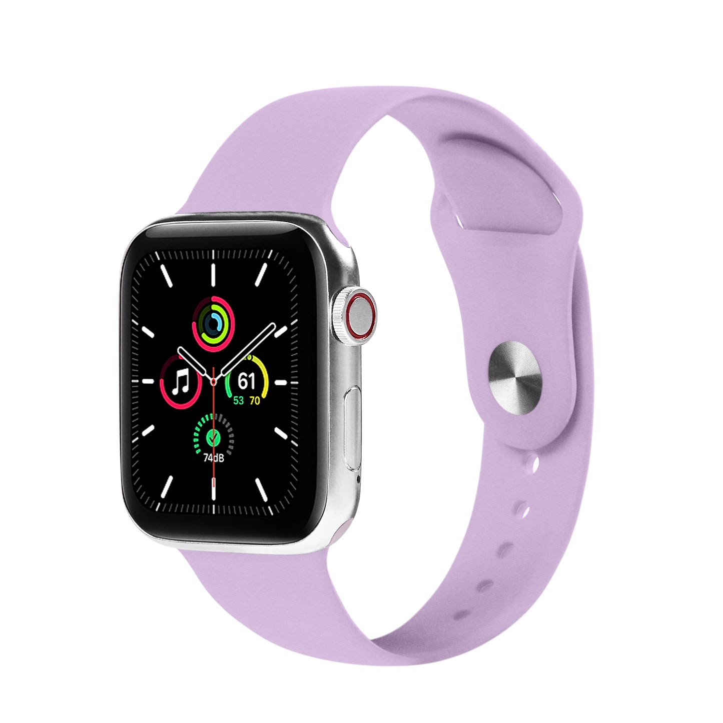 Apple Watch Silicone Light Lilac Saat Kordonu