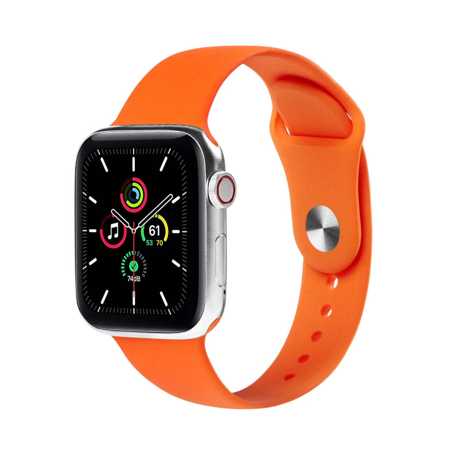 Apple Watch Silicone Orange Saat Kordonu