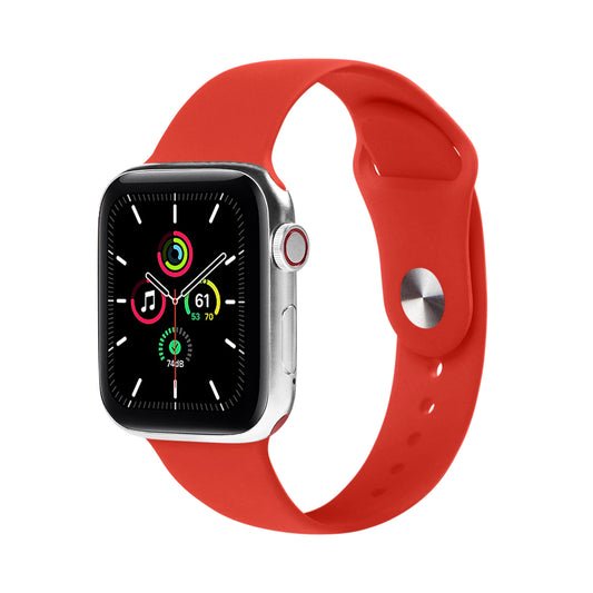 Apple Watch Silicone Red Saat Kordonu