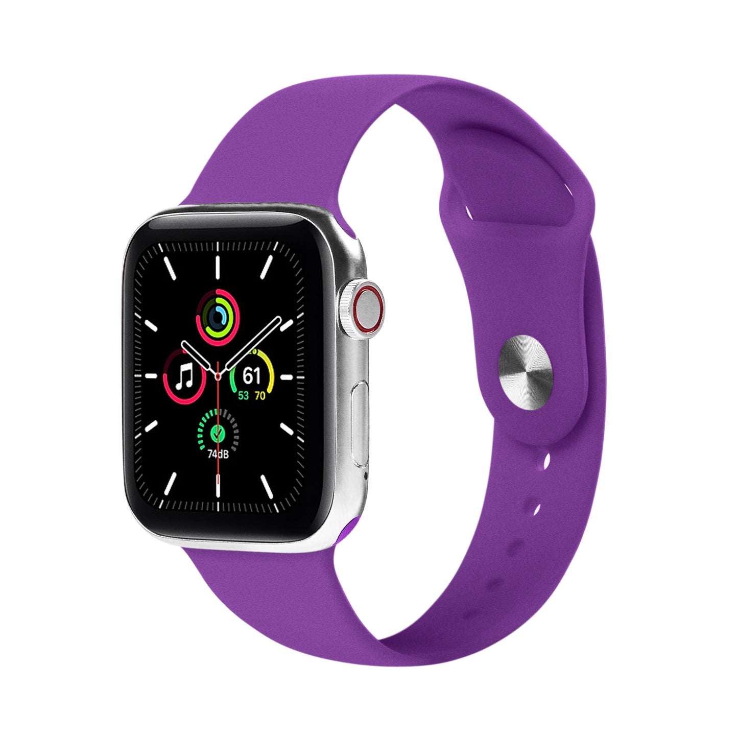 Apple Watch Silicone Purple Saat Kordonu