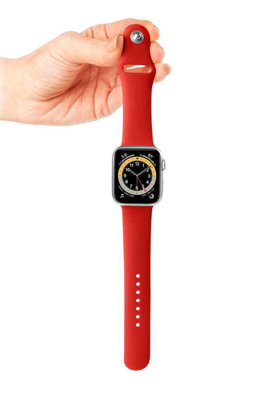 Apple Watch Silicone Red Saat Kordonu