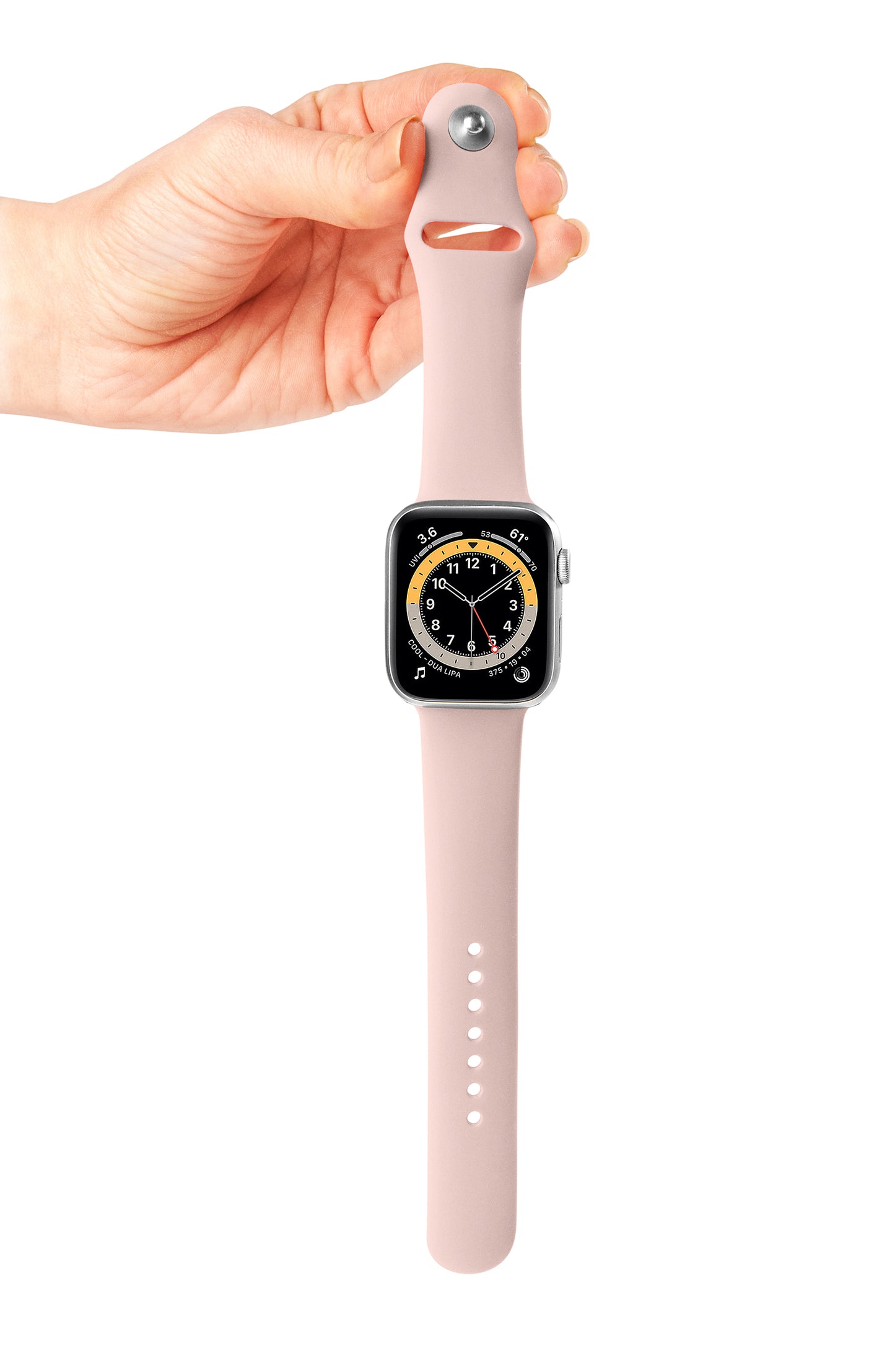 Apple Watch Silicone Pink Sand Saat Kordonu