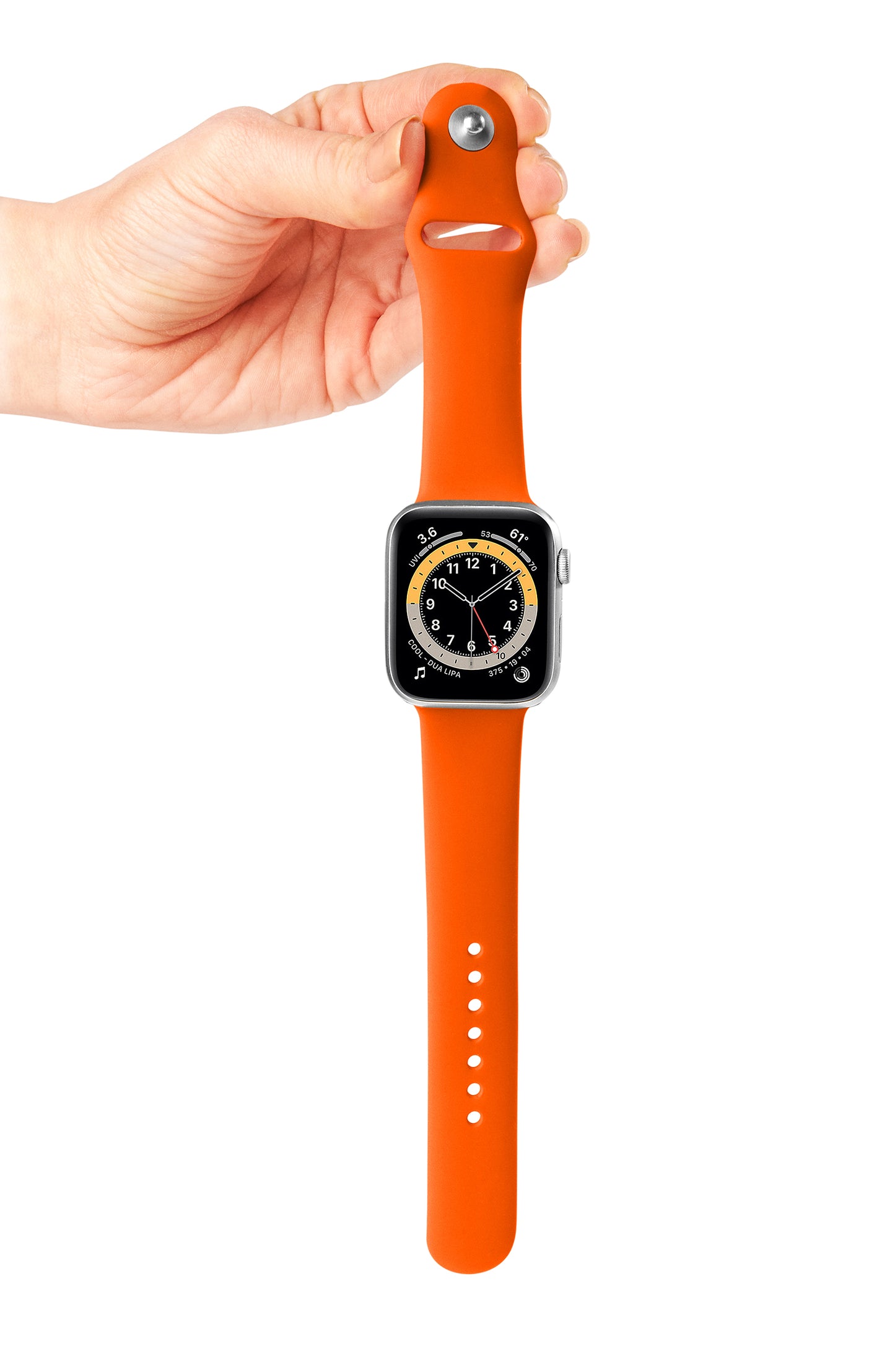 Apple Watch Silicone Orange Saat Kordonu